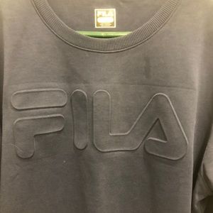 navy FILA sweater